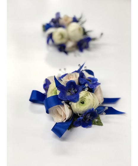 Blue Corsage