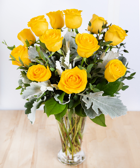 Yellow Roses - Choose Quantity