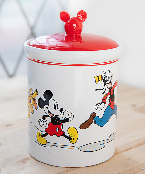 dog made of flowers wearing mouse ears in disney cup