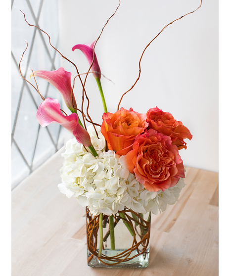 Simple, elegant way to arrange flowers